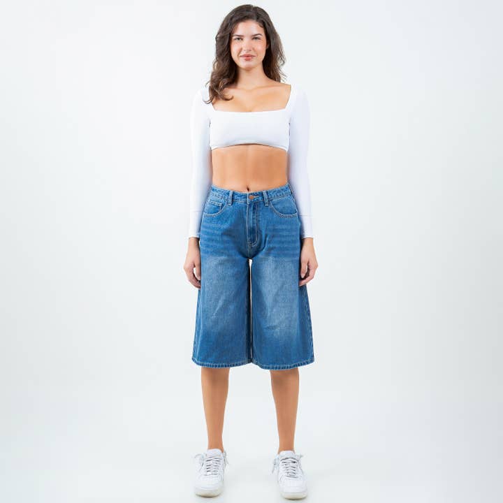 American Bazi – wholesale Shorts – Dam – American Bazi vida carpenter-jeansshorts i denim4