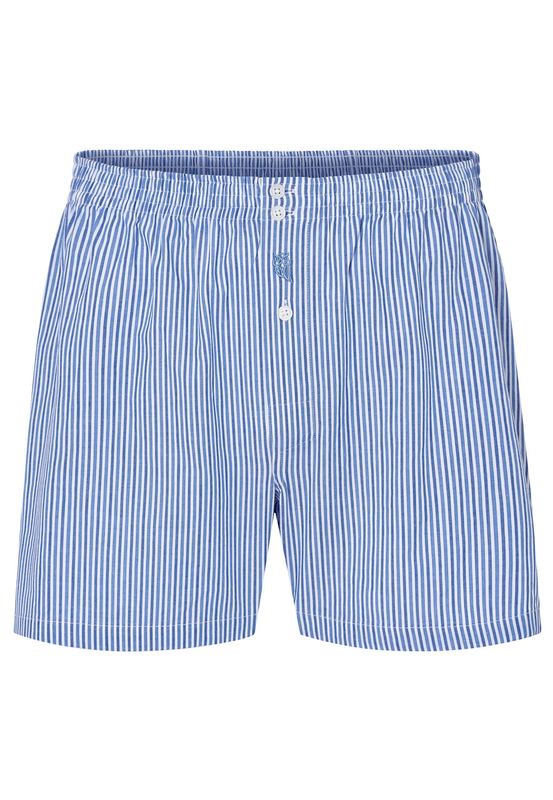 Men's Boxer Shorts Poplin Stripes - Blue 6932 for wholesale on Faire
