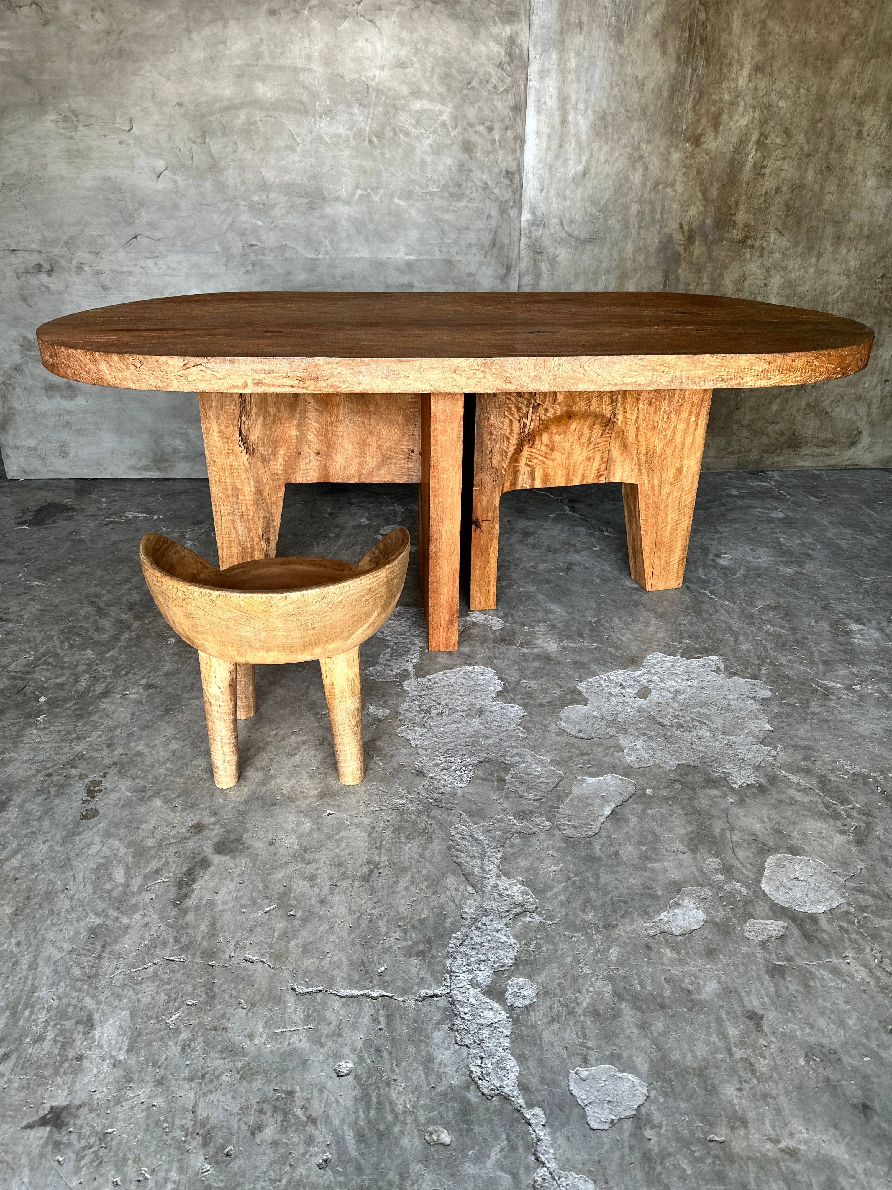 Office Objets - Wholesale Coffee Table - Massive mango wood table 2m10x1m21