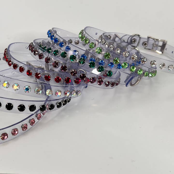Funk Plus - Wholesale Choker/Collar - CK247CLR RHINESTONE CLEAR CHOKER19