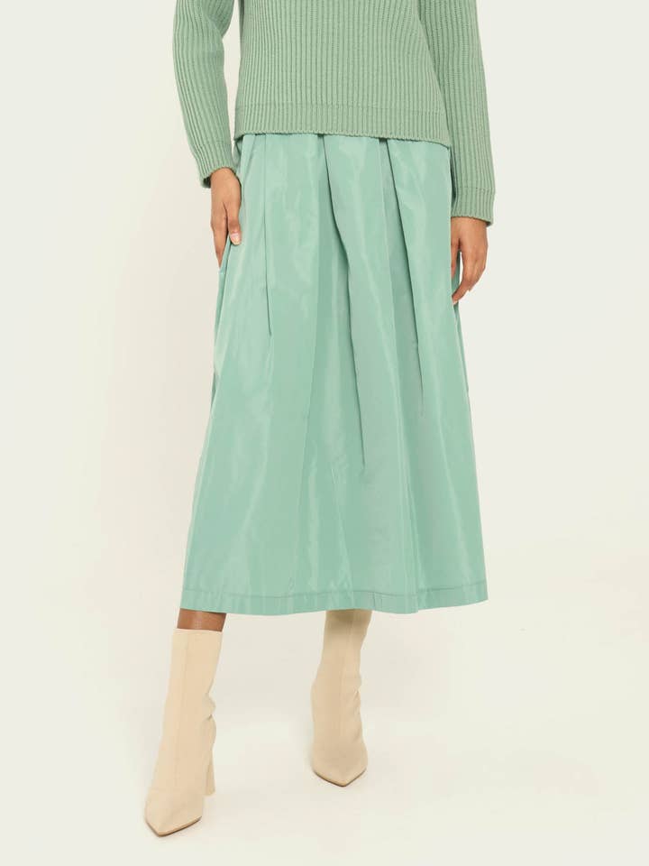 Gorizia taffeta high waist skirt for wholesale by Vicario Cinque