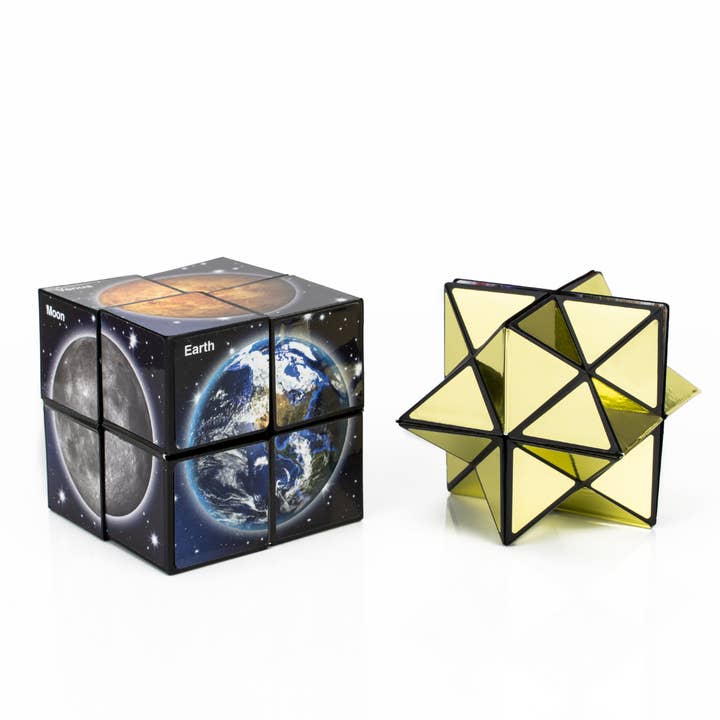 California Creations - Vente Puzzle – enfant - StarCube Cosmos - Puzzle géométrique transformable sur le thème de l'espace11
