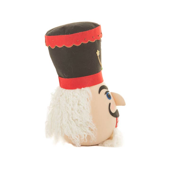 Starlight Collection - Wholesale Tree Topper - Black/Red Nutcracker Head Tree Topper3