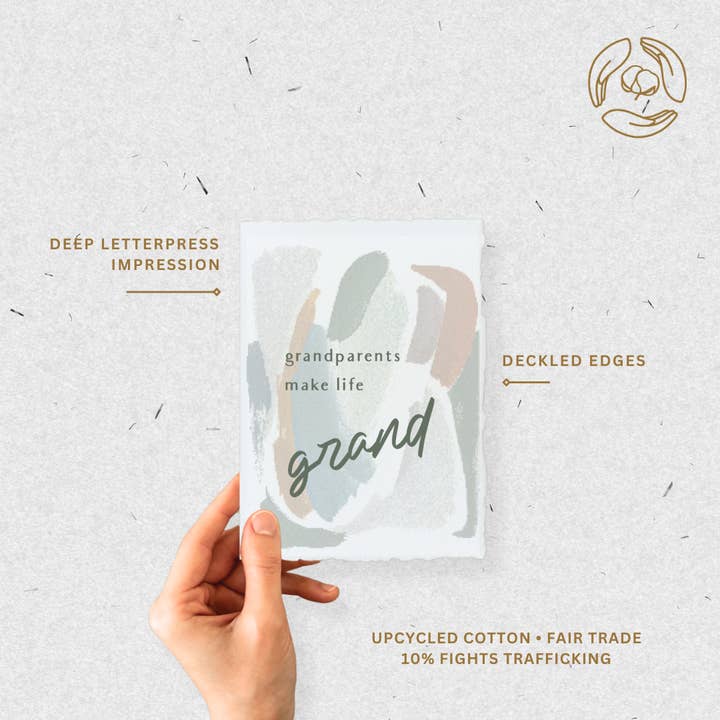 Paper Baristas - Wholesale Mother's Day Card - Grandparents make life Grand | Grandparent Day Card3