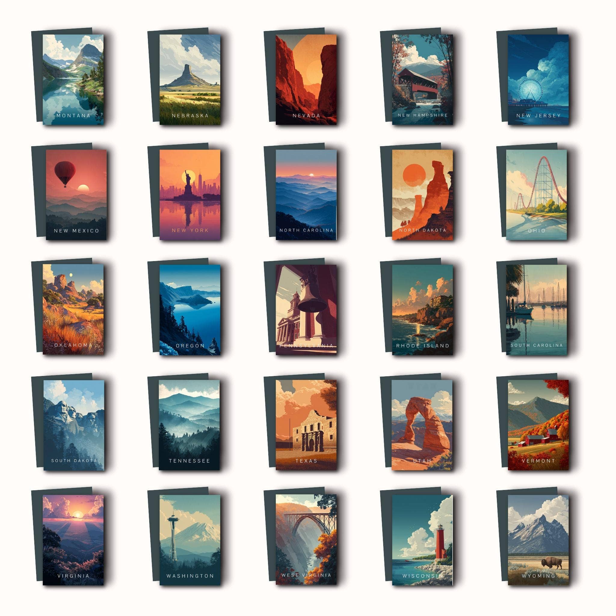 Tieu Magnetic - Wholesale Magnet - Utah Magnet | Delicate Arch | Travel Poster Style5