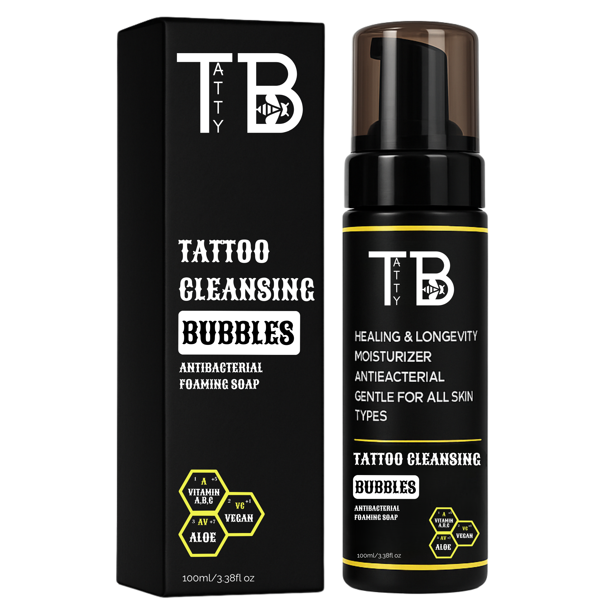 Tattybee - Wholesale Tattoo Ointment/Care - Tattoo & Piercing Cleansing Bubbles0