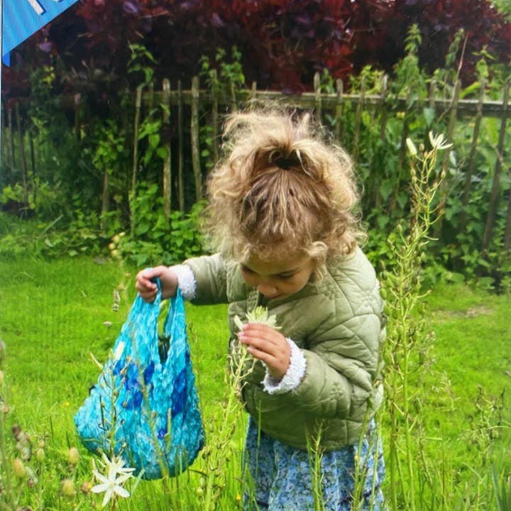 My Little Eco Bag - Venta al por mayor Mochila - Niños - Eco Kids Tote | Sostenible TORTUGA MINI AZUL OCÉANO