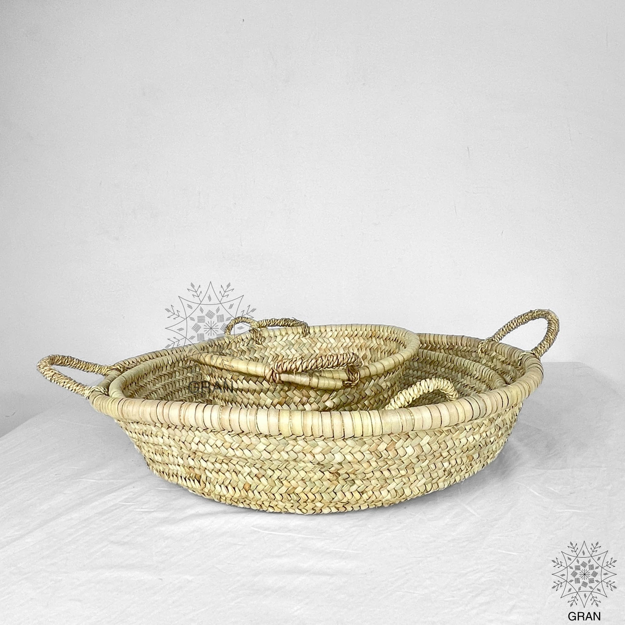 Gran Wholesale - Wholesale Decorative Plate/Dish/Bowl - Moroccan Straw Woven Plate, Handcrafted Wicker Plates10