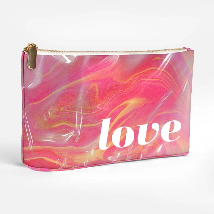 Love Makeup Bag – Travel Cosmetic Pouch for wholesale by Deanna Filippo