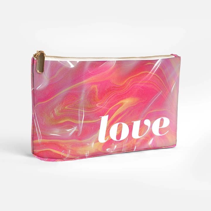 Love Makeup Bag – Travel Cosmetic Pouch for wholesale by Deanna Filippo