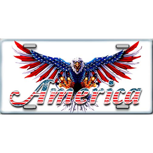 America Eagle License Plate for wholesale by Make It Yours