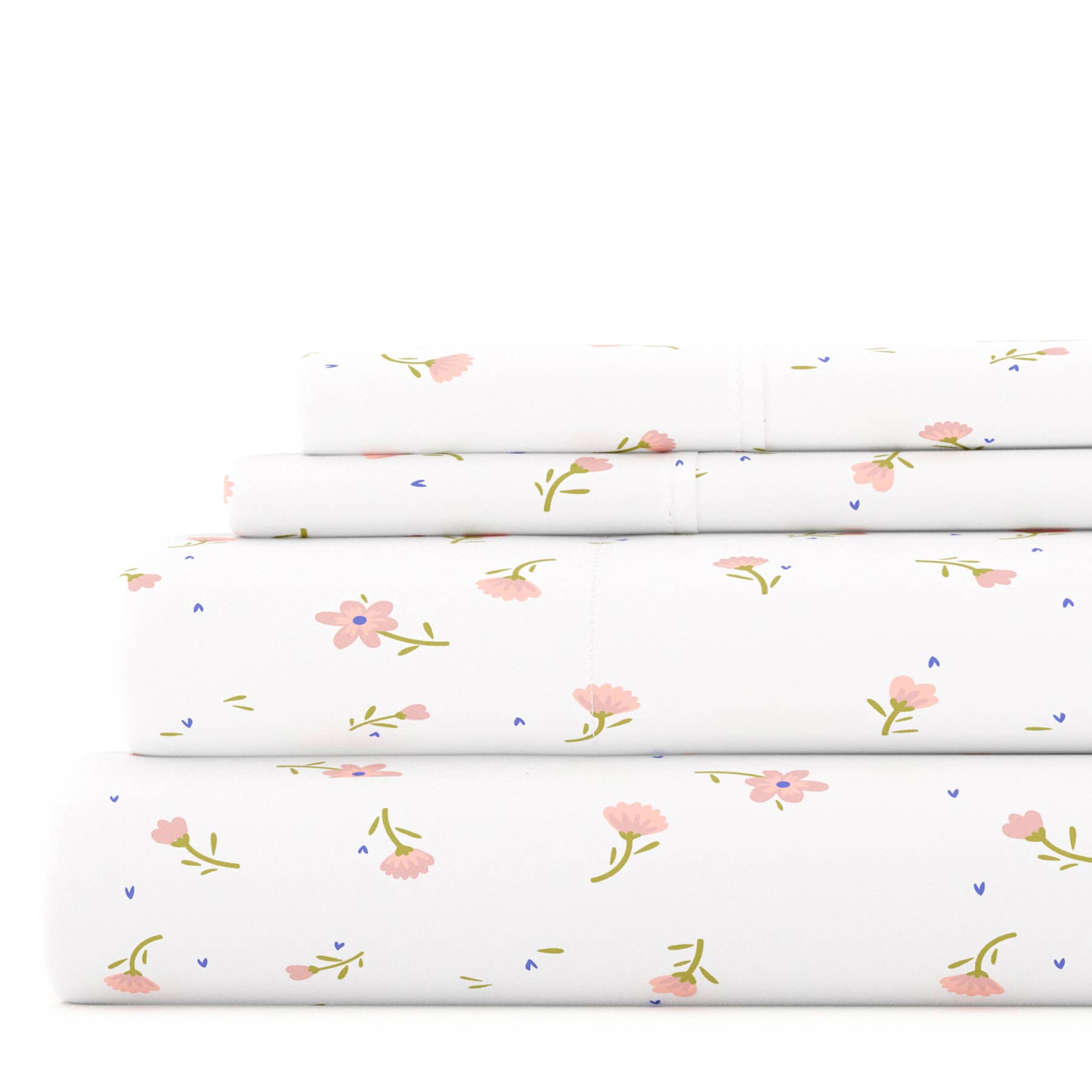 ienjoy Home - Wholesale Sheet Set - iEnjoy Home Soft Floral 4pc Sheet Set7