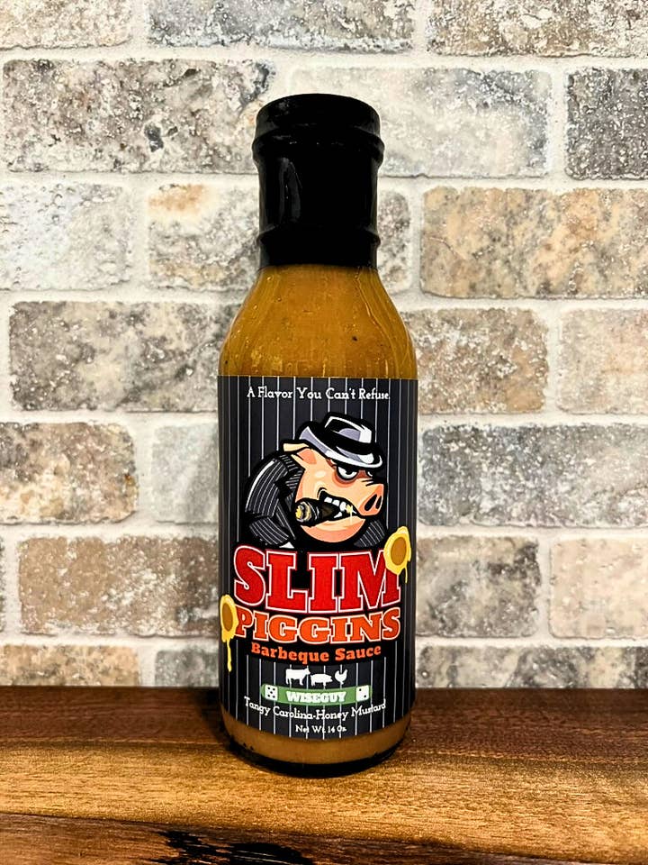 WiseGuy BBQ Sauce for wholesale by Slim Piggins BBQ