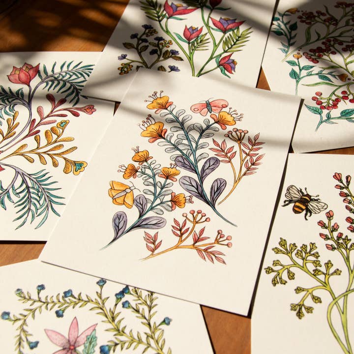 Postcard Flowers - April for wholesale by erd.apfel