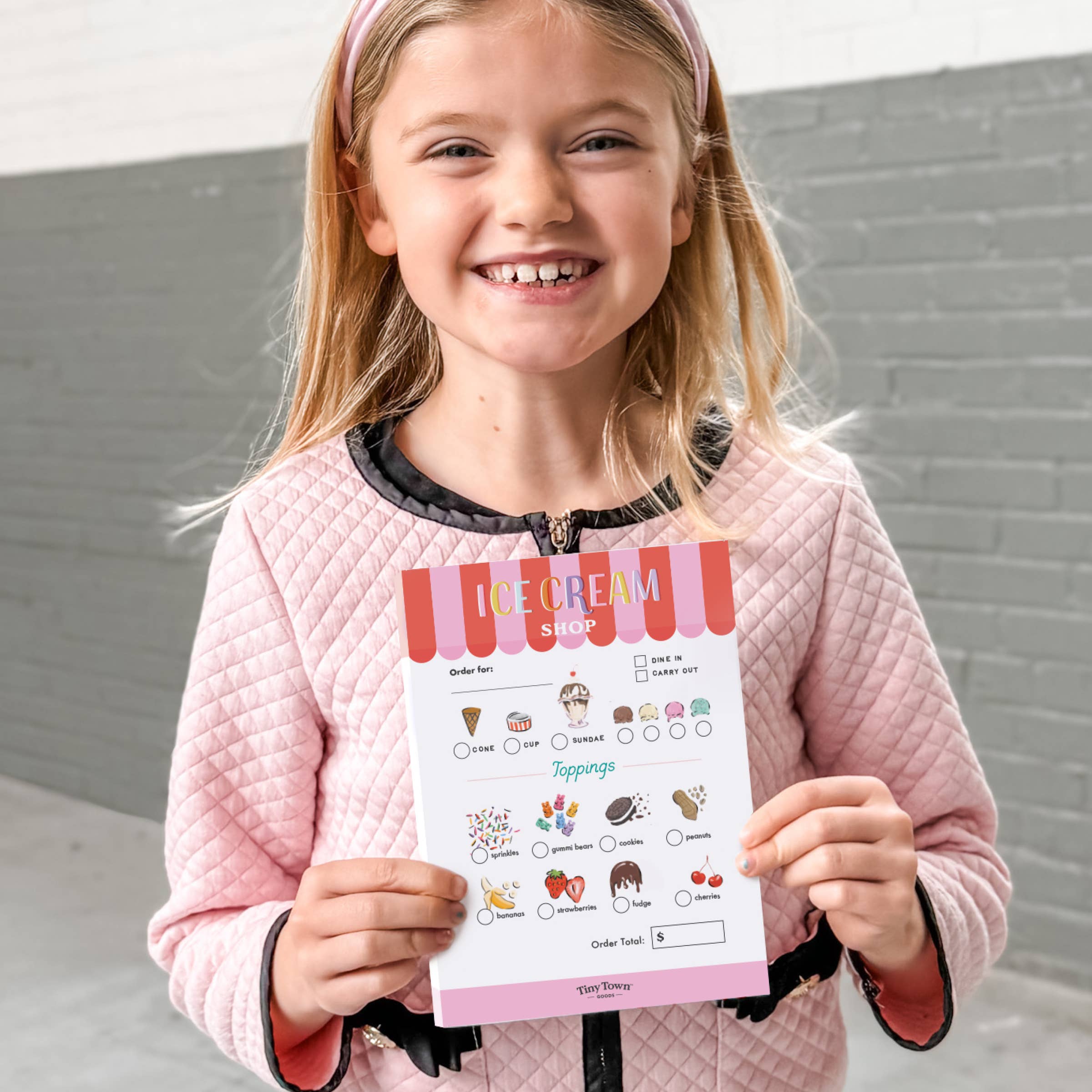 Inklings Paperie - Wholesale Kladblok - Inklings Tiny Town™ Speel Notitieblok - IJssalon8