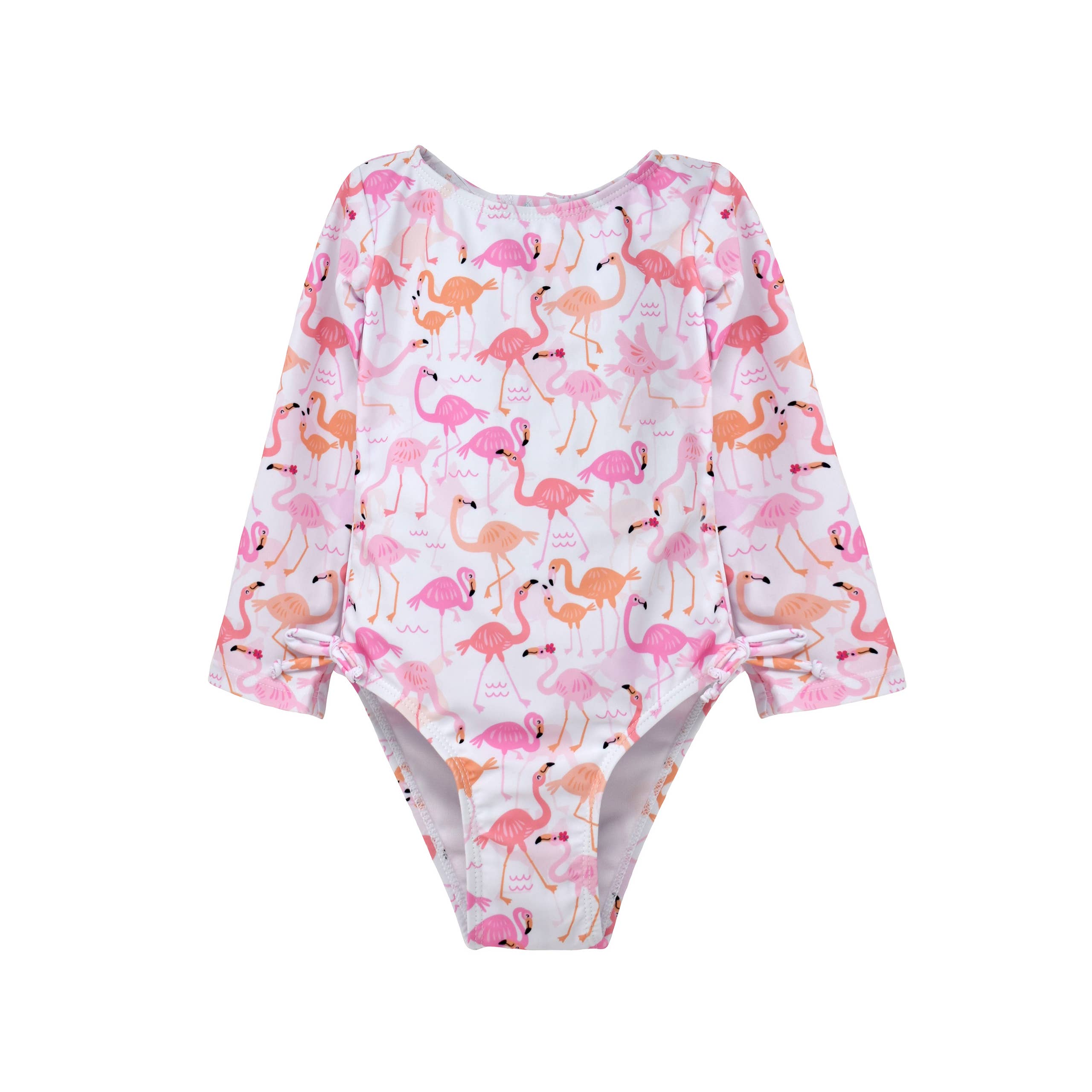 Flap Happy - Wholesale One Piece Swimsuit - Kids - Girls UPF50+ Charlie Long Sleeve Rash Guard Swimsuit (H)5