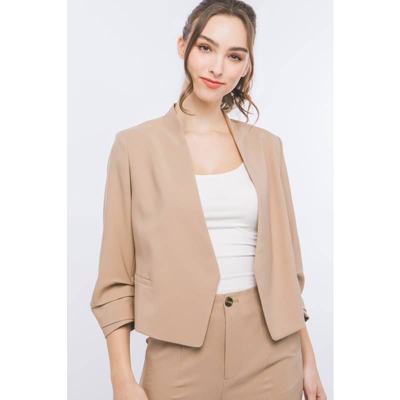 IVE – wholesale Jacka - Dam – Vertigo långärmad öppen kavajjacka7