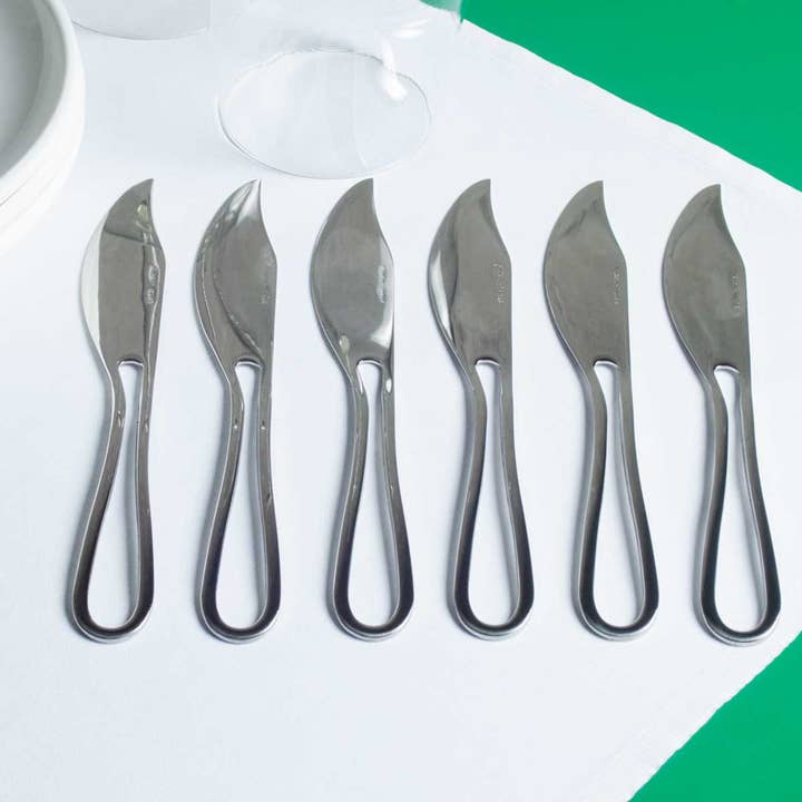 Maarten Baptist - Venta al por mayor Cuchillo/cúter de cocina - 6 piezas cuchillos pescado OUTLINE Glossy