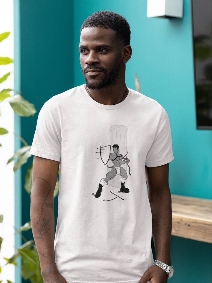St Sebastian Organic Cotton T-shirt for wholesale by Unapologaytic