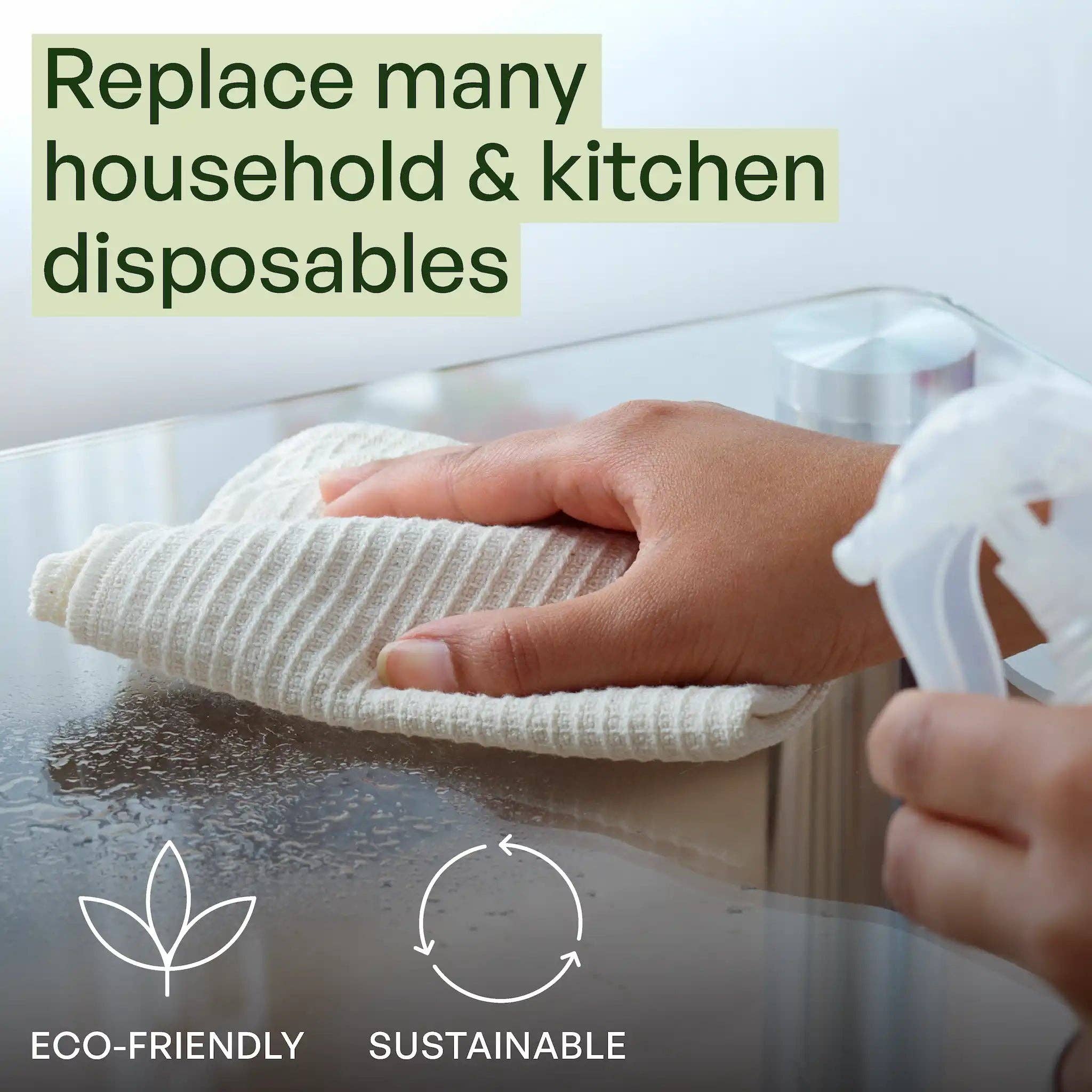 HAPPY SiNKS - Vente Torchon - Essuie-tout réutilisables – Écologiques, lavables et durables2