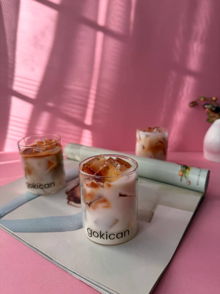 Ice Caramel Latte Coconut Wax Candle-Novelty - Handmade Gift for wholesale by Gokican