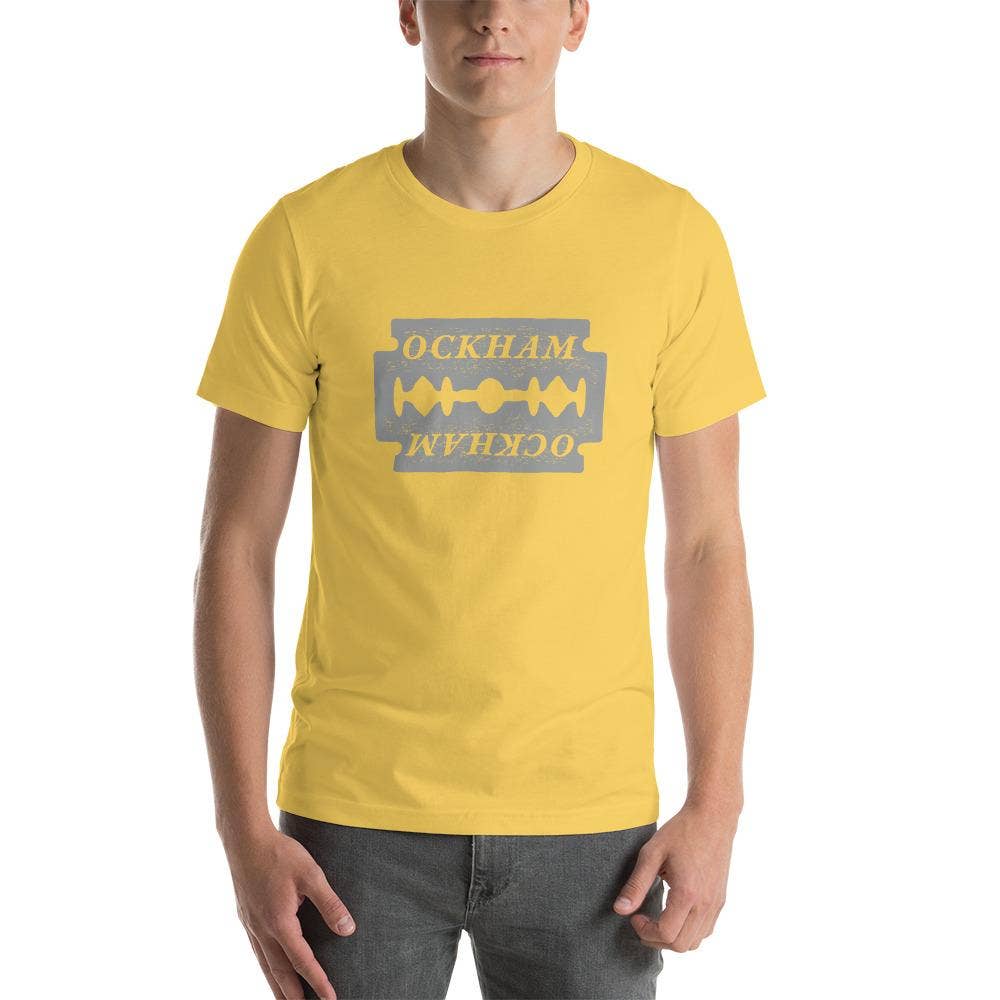 The Philosopher's Shirt – wholesale Screen printed t-shirt – unisex – Ockham’s Razor - Basic T-Shirt1