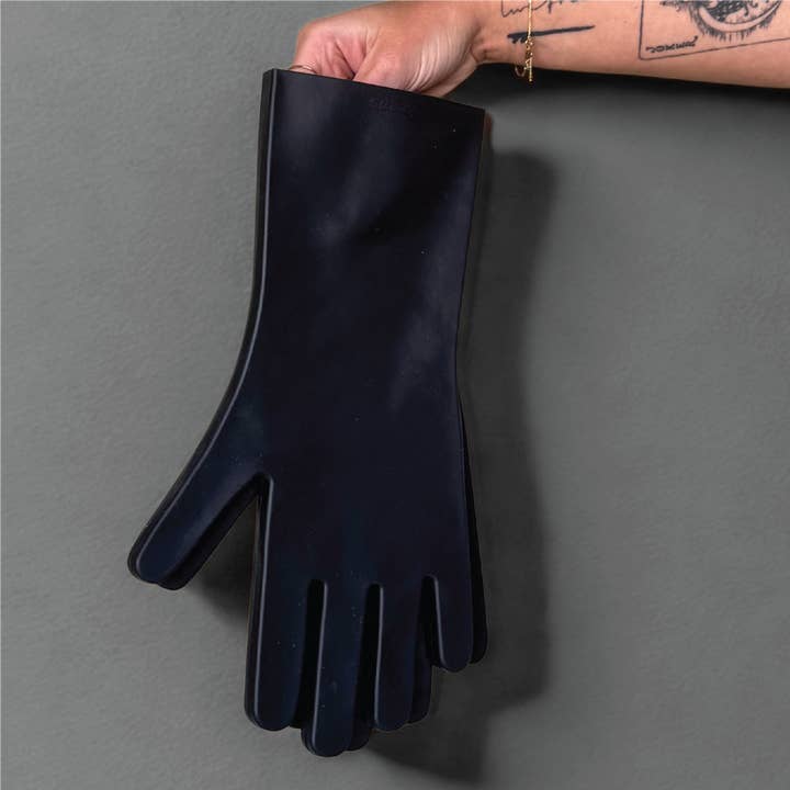 BEHÅLLER SVARTA HANDSKAR för wholesale av keeps