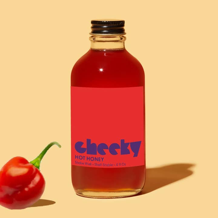 Habanero Hot Honey 4oz for wholesale by Cheeky Cocktails
