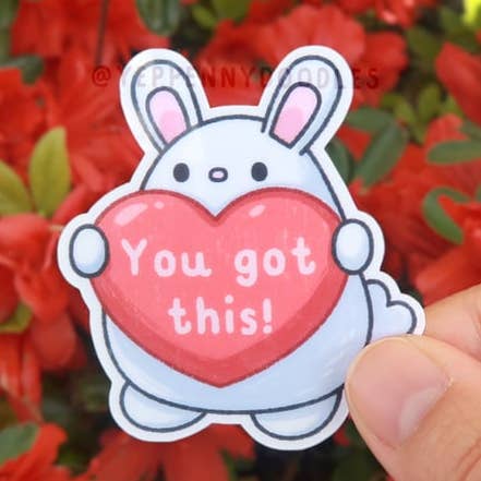 Du har det her! - Klistermærke for engroshandel hos Yeppenny Doodles LLC