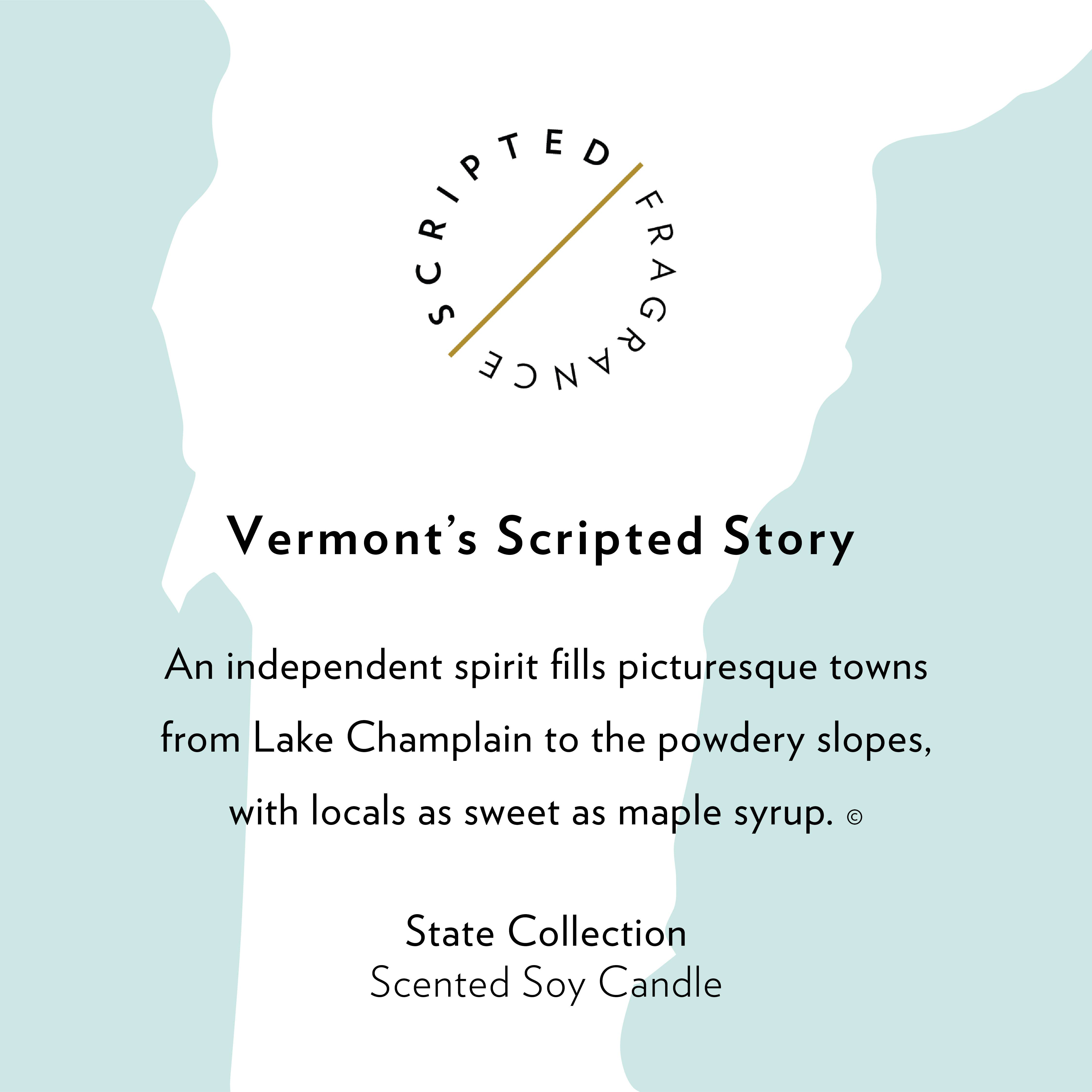 Scripted Fragrance – wholesale Burkljus – Vermont State soja ljus5