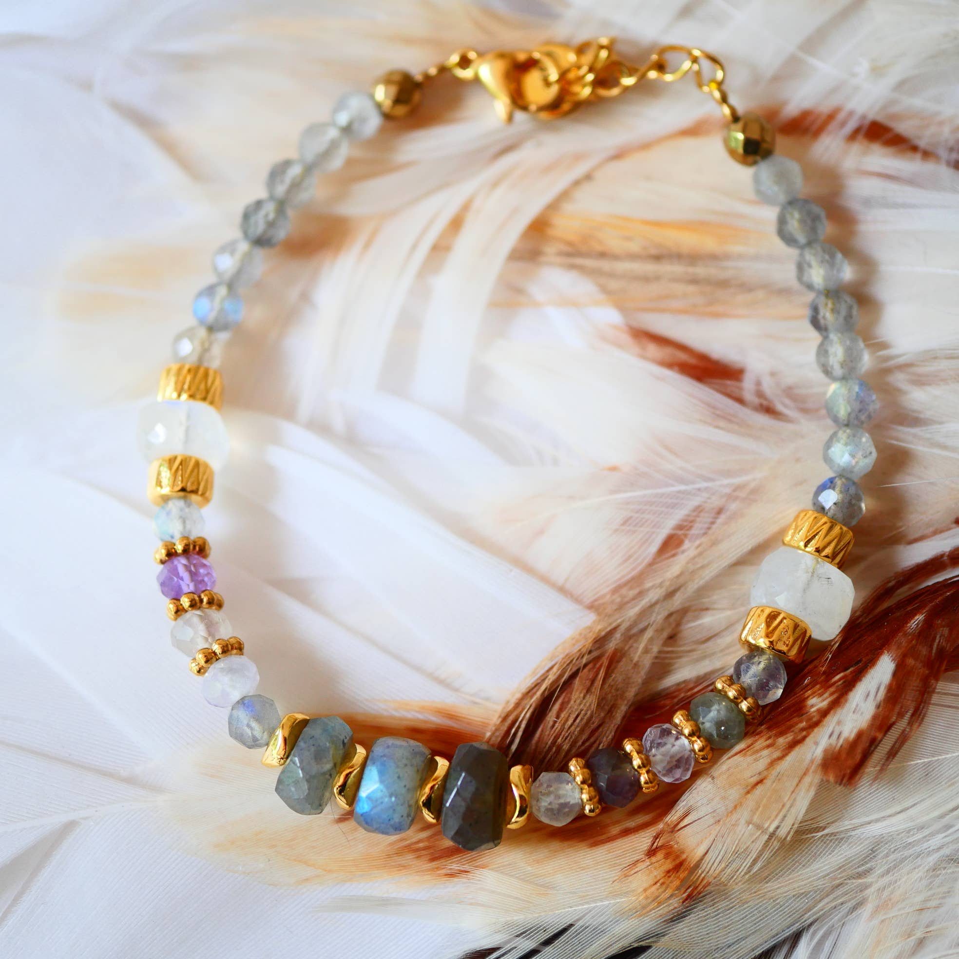 GINANDGER - Wholesale Beaded Bracelet - BRACELET PRAKASH LABRADORIT1