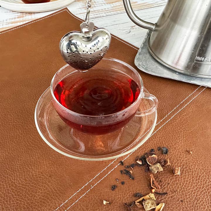 R&M International - Wholesale Tea Strainer/Infuser - Heart Tea Infuser Bucket /60
