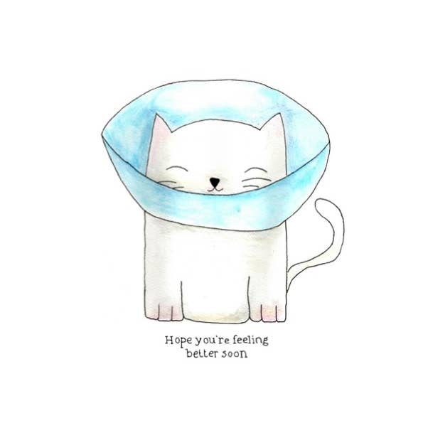 Studio Anne Bekkenutte - Wholesale Get Well Card - Hope You're Feeling Better Soon