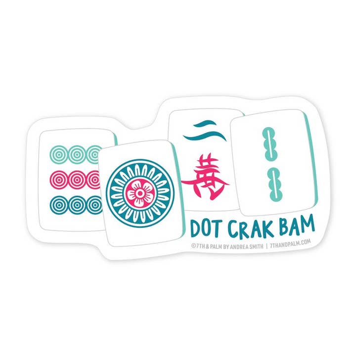 Mahjong Sticker for wholesale by 7th & Palm