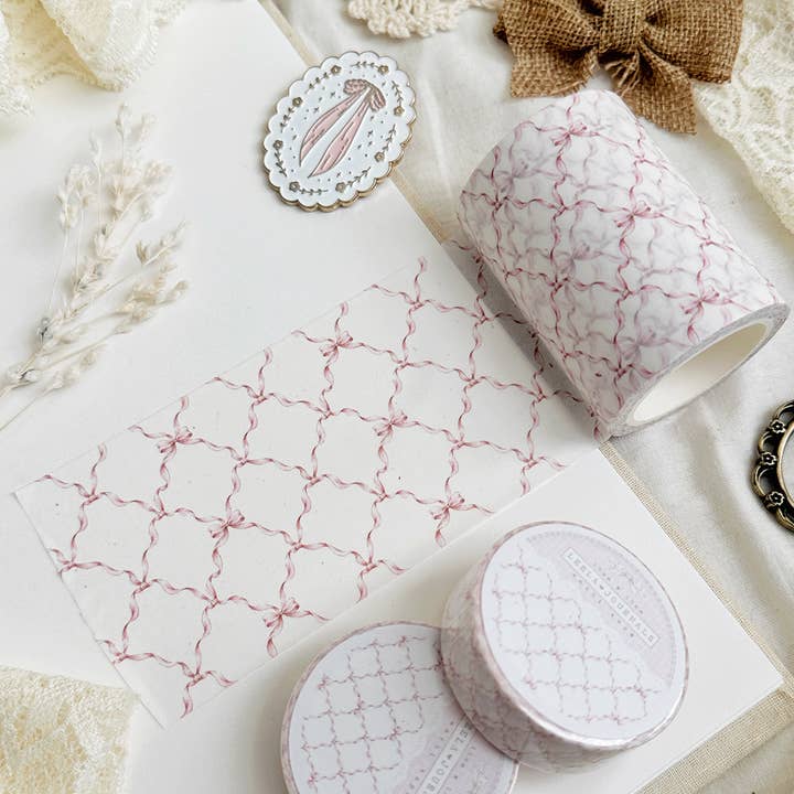 leelajournals – Großhandel Washi-Tape – Washi-Tape mit Schleifenmotiv und Spalier4