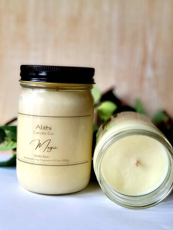 Vanilla Bean, Hand Poured Candles, Holistic Candles, Vanilla for wholesale by Alithi Candle Co