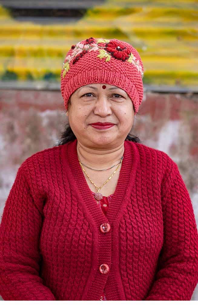 Ganesh Himal Trading - Wholesale Beanie - Women's - Cotton Knit Hat w/Flower Embroidery, fleece lined1