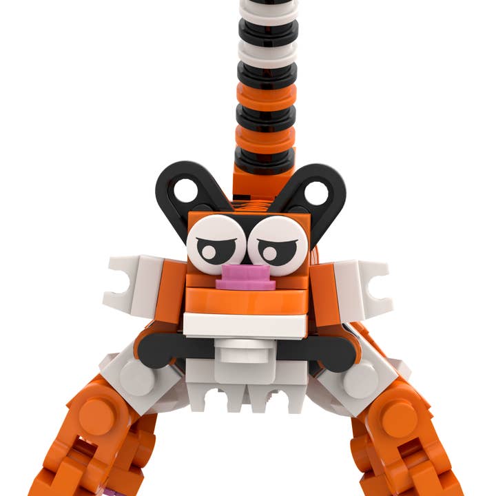 Tiger B (like LEGO™) for wholesale by Brick Books LLC