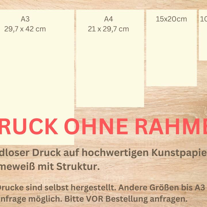 eiwandfrei - Wholesale Art Print - Spätzla recipe, art print1