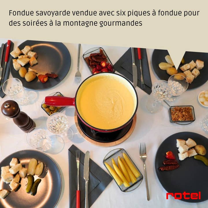 Zenker - Wholesale Kitchen Appliance - Cheese fondue set for 6 people Rotel Swiss Tradition10
