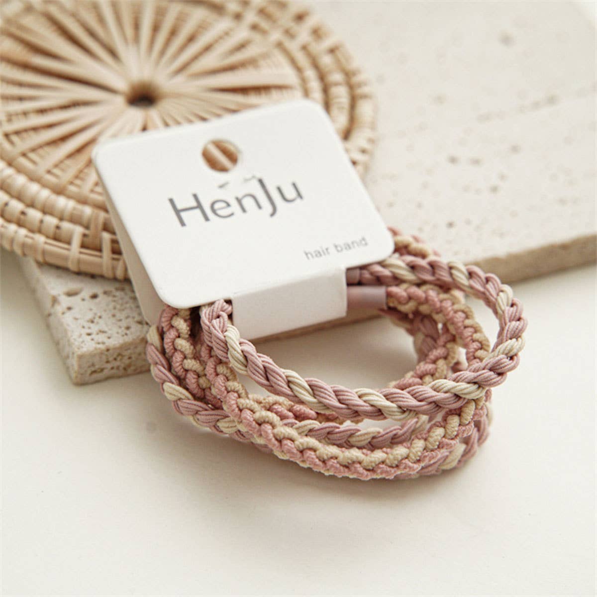 ACCITY - Wholesale Hair Tie - Candy Color Twisted Hair Ties , Cute Rubber Bands- CWAHA033925