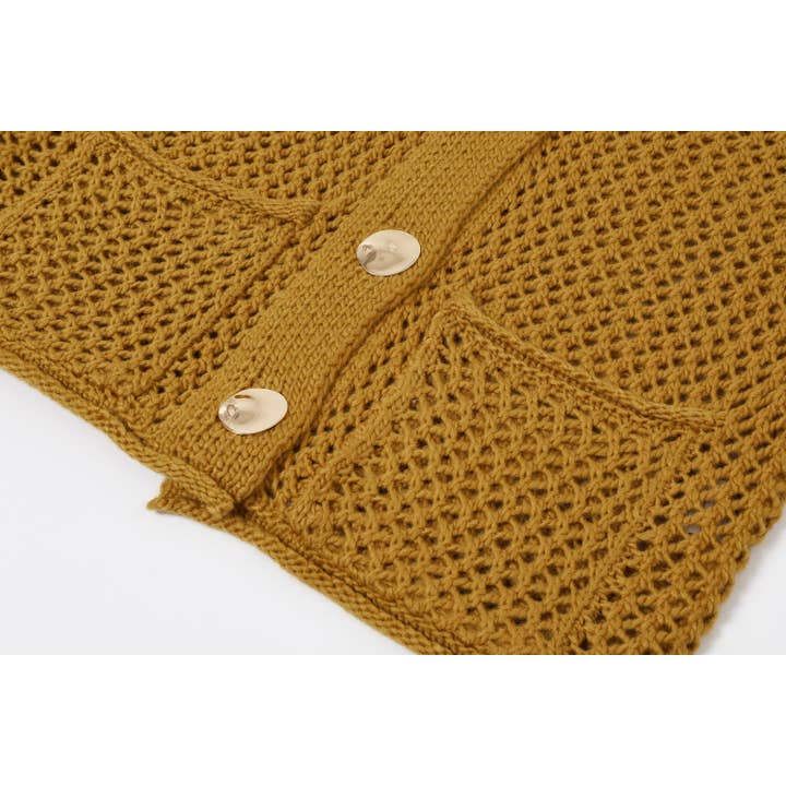 RIVIR - Wholesale Cardigan - Women's - Crochet Knit Cardigan With Pockets.cardigan8