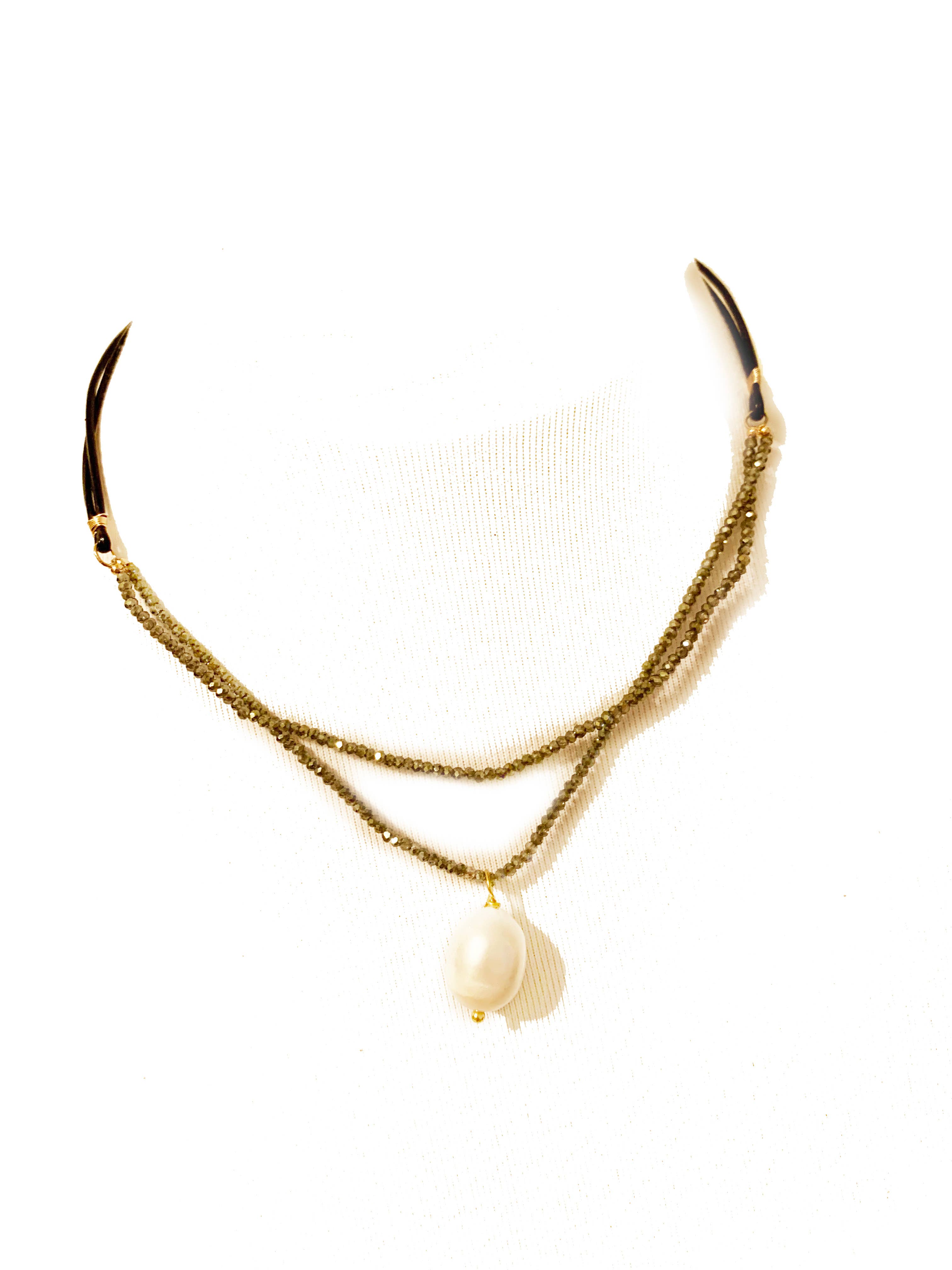 Hila - Wholesale Pendant/Charm Necklace - Cape Double Stranded Pendant Necklace8