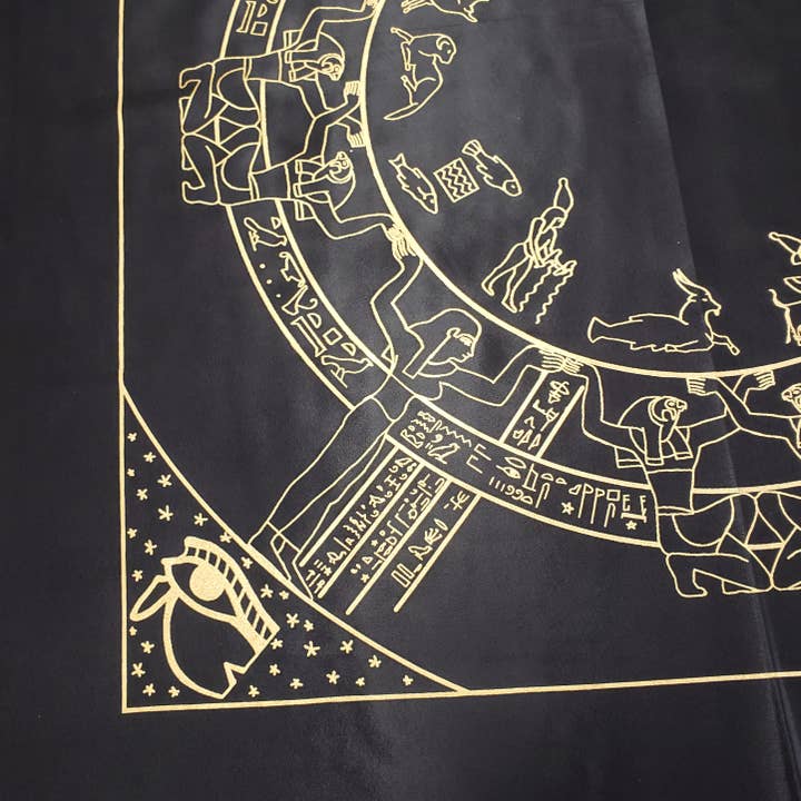 Discoveries, Inc. - Wholesale Tablecloth - Egyptian Dendera Zodiac Altar Cloth/Scarf5