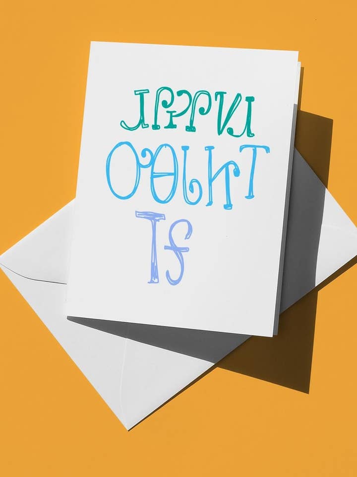 Cherokee Mother’s Day Card in Pastel Syllabary – Cute Colorful Design, Perfect Gift with Heartfelt Message for wholesale by semiserious studio