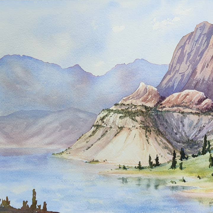 Mid Afternoon at Blue Mesa for wholesale by Lauren Hanna