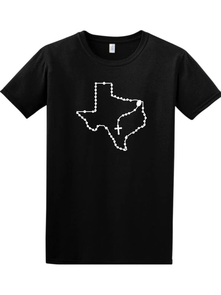 Sock Religious - Wholesale Screen Printed T-Shirt - Unisex - Texas Catholic Rosary Adult T-shirt5