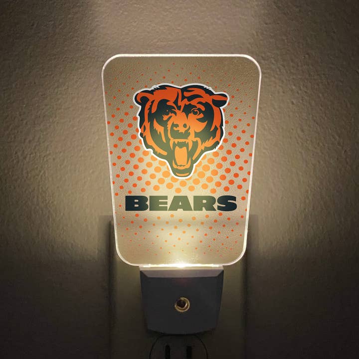Party Animal, Inc. - Wholesale Night Light - Chicago Bears Team Frosted Night Light1