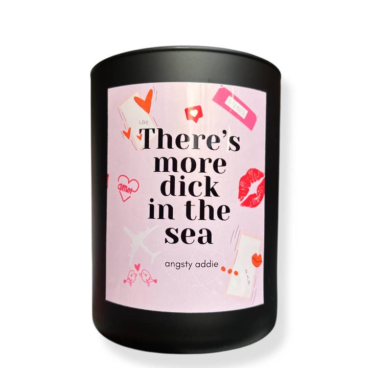 Funny divorce candle, funny breakup candle, breakup gift for wholesale by Angsty Addie