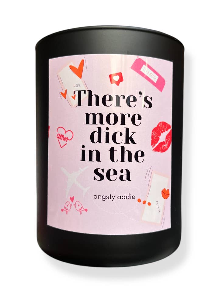 Funny divorce candle, funny breakup candle, breakup gift for wholesale by Angsty Addie